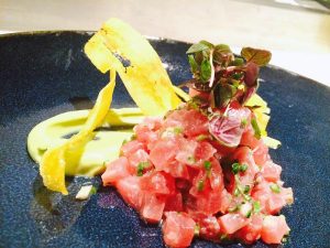 Champagne Vinaigrette Tuna Tartar