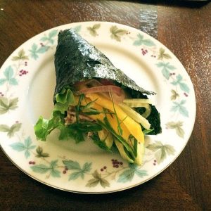 Vegetable Temaki Handroll